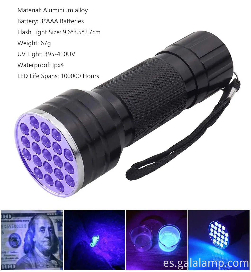 Antorcha portátil para eliminar manchas de orina para perros